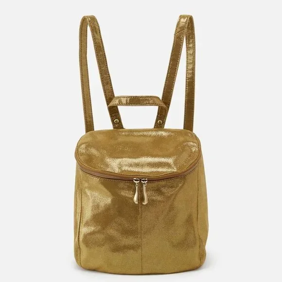 Bags | Nwt New Hobo River Backpack Shimmer Leather Retired 